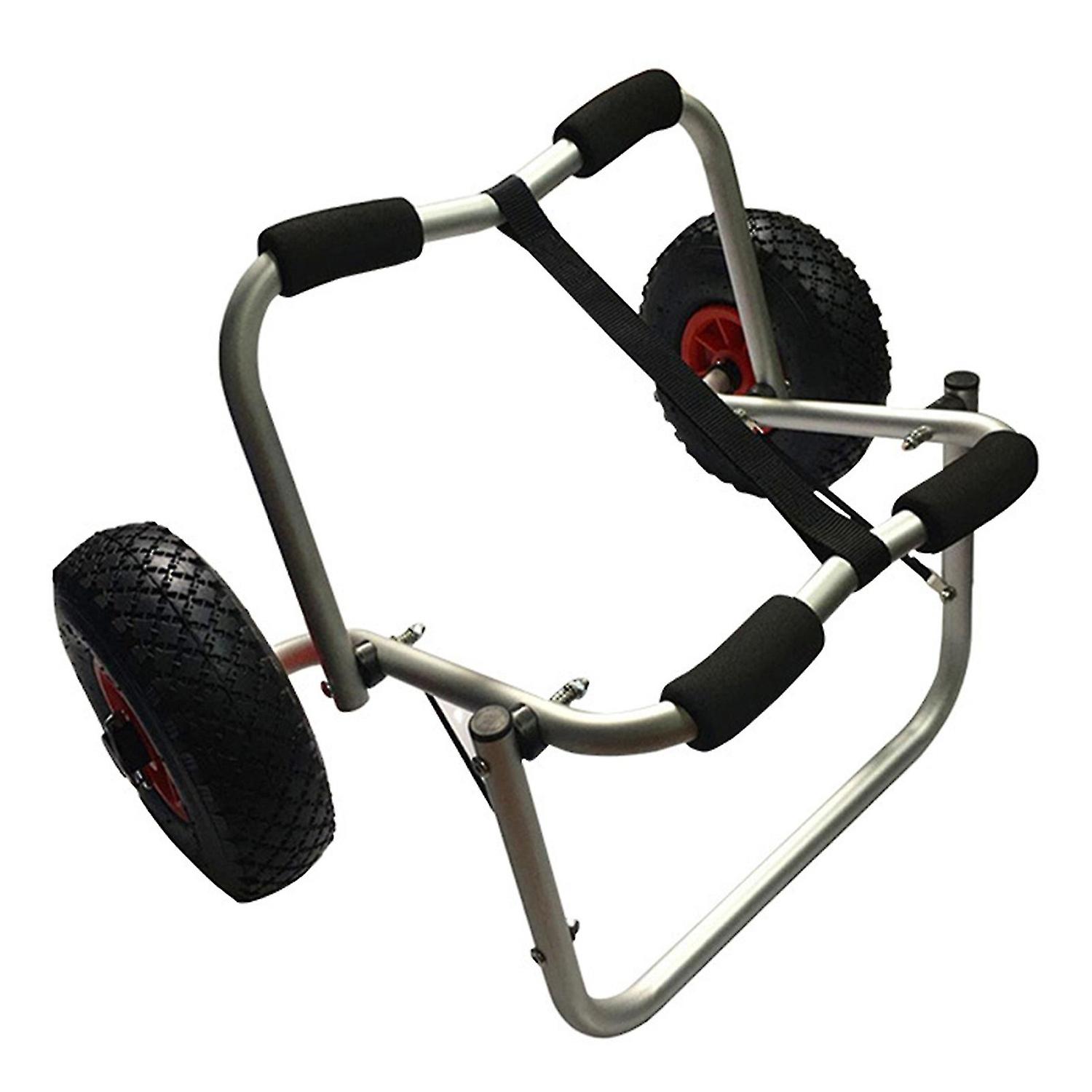 TYPT03 10-inch Folding Inflatable Wheel Kayak Trailer Trolley for Canoe