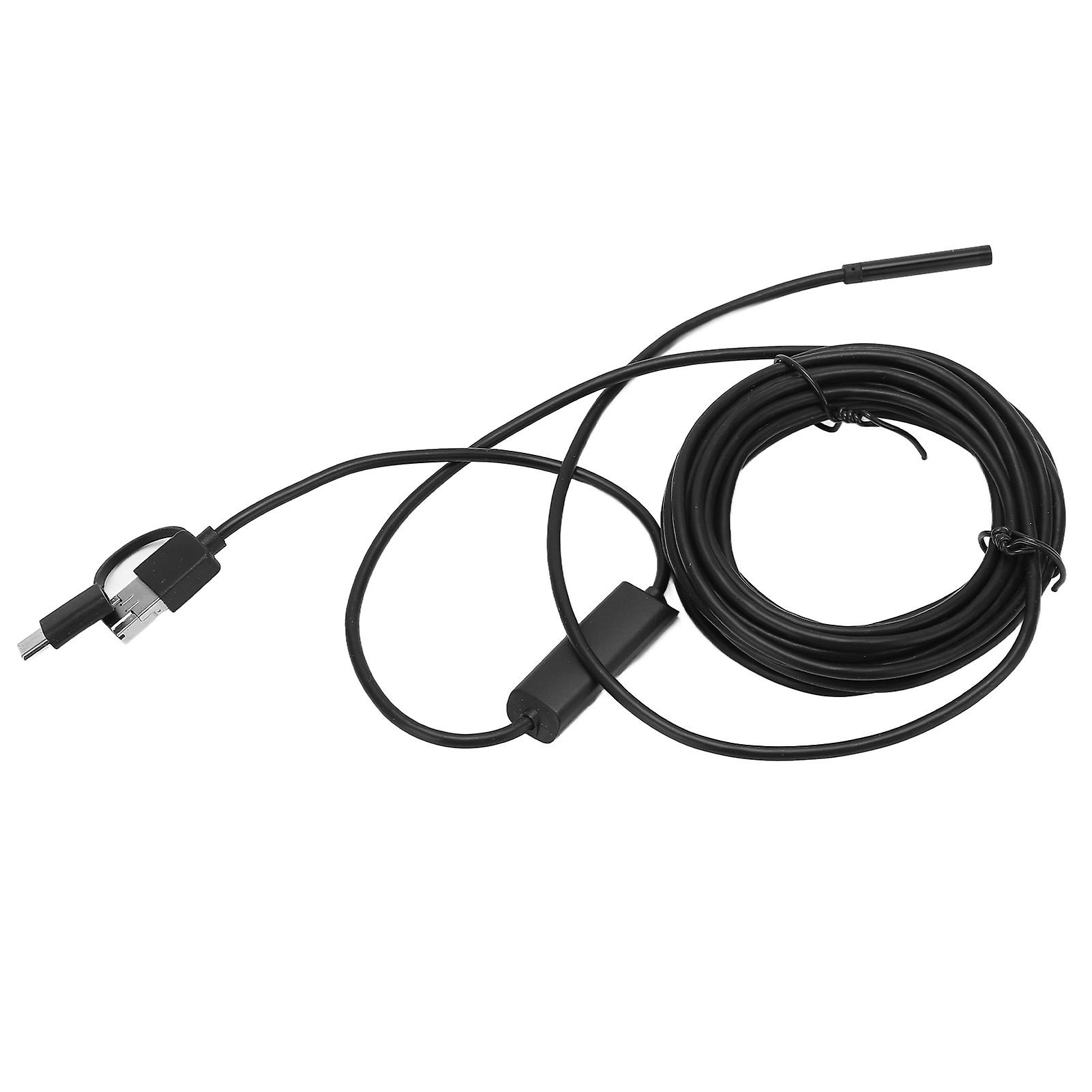 AN100-5.5 5.5mm Flexible 3-in-1 Endoscope 2m Cable for Android