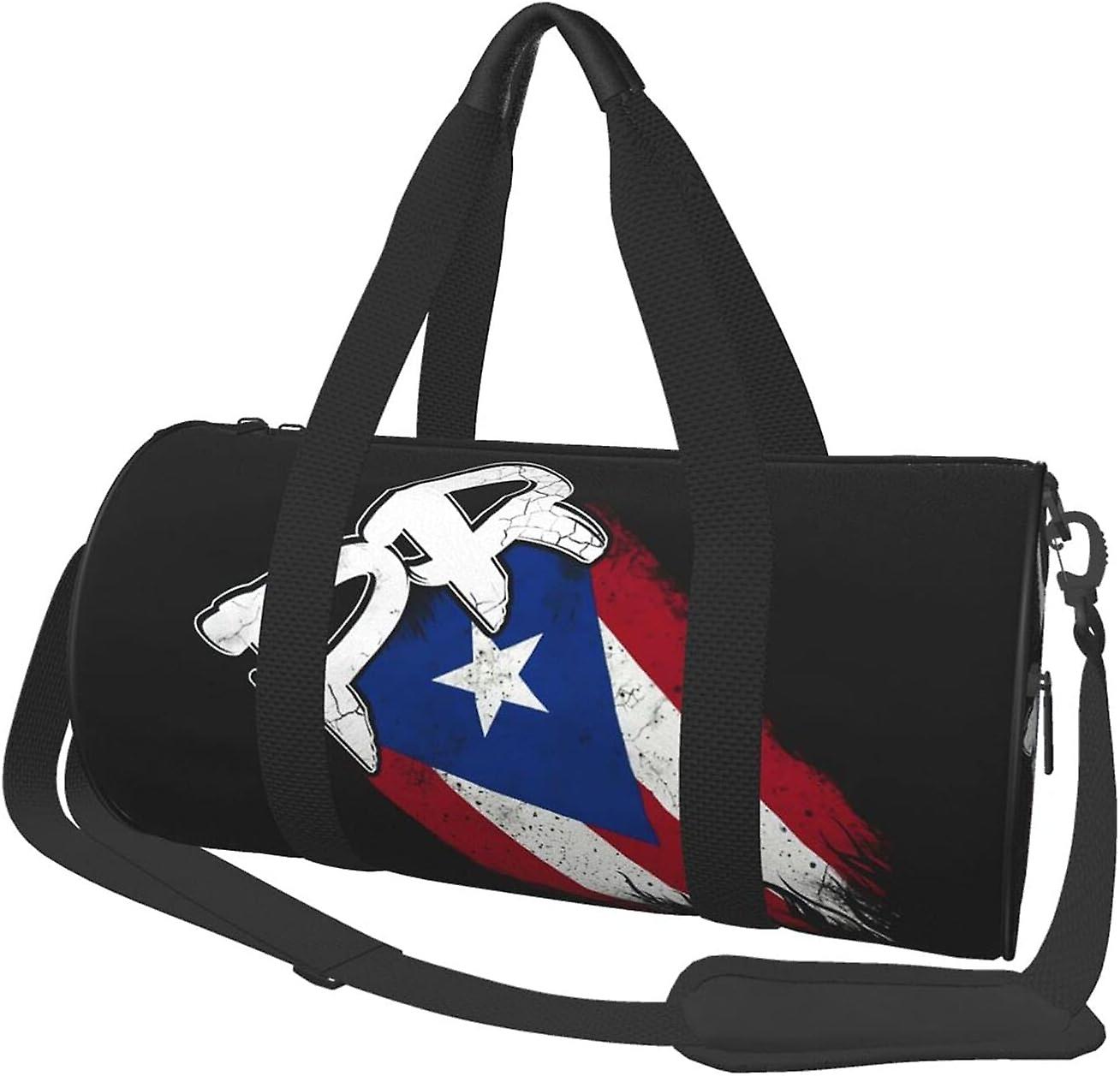 פוארטו ריקו Pr דגל נסיעות תיקי תרמיל חדר כושר מזוודות ספורט תיק נסיעות גדול תיק לילה תיקי סוף שבוע לגברים ונשים bd009651