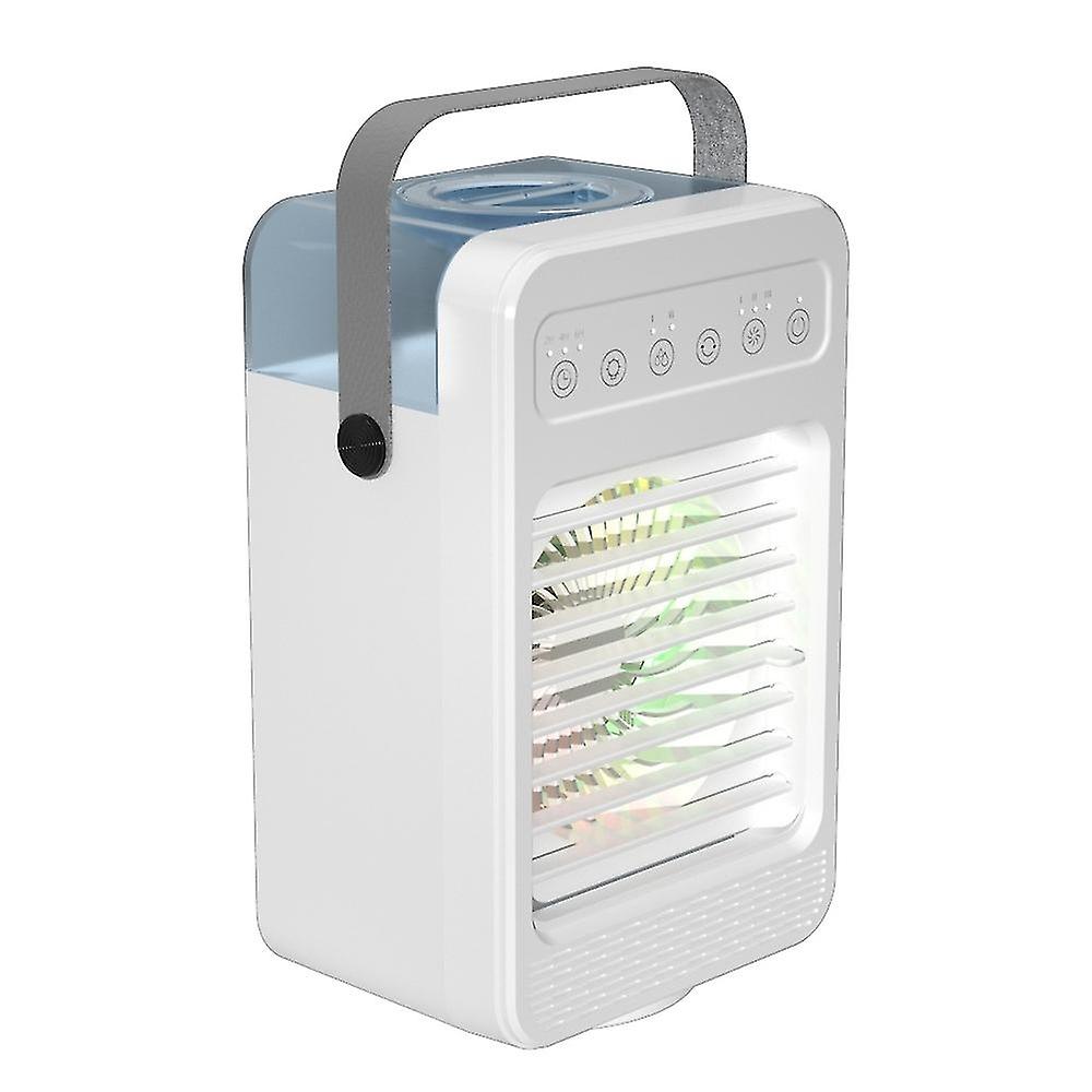 Mobile Air Conditioner, 5 in 1 Portable Air Cooler Fan Purifier Humidifier with 600ml Water Tank, 3