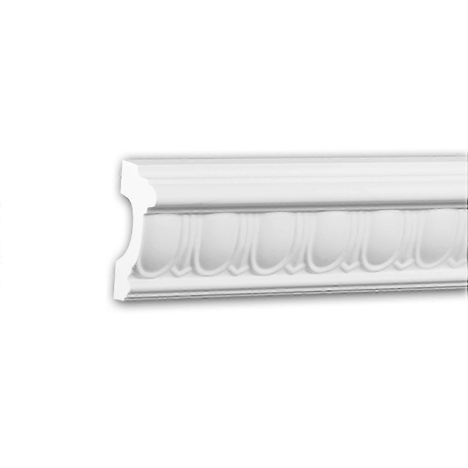 Profhome Decor 1 x Panel moulding 151330F Profhome white Polyurethane pre-primed lightweight, sturdy, dimensionally stable