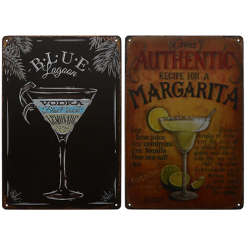 2pcs Bar Iron Painting