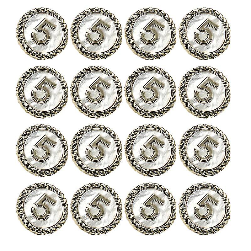 20pcs Alloy Clothes Button