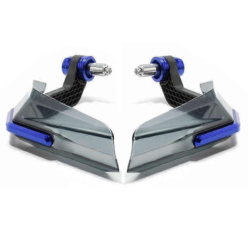 Motorcycle Hand Guard, Motorcycle Handguard High Strength Impact Resistant Handlebar Wind Deflector for Motorbike(BLUE)