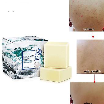new sea salt soap cleaner removal pimple pores acne treatment soap goat milk sm17614