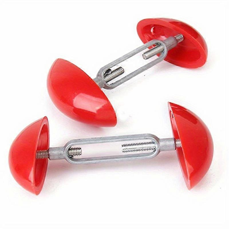 1Pair Mini Shoe Stretcher Adjustable Width Extender Toe Rack - Portable Plastic Shoe Supporters