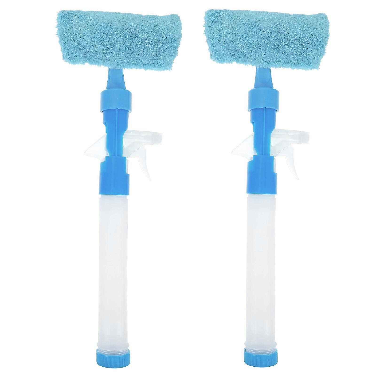 2 Pz Detergente per vetri Tergipavimento Detergente per doccia A doppia faccia Tergicristallo a doppia faccia