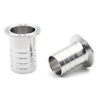 Raccordo Tri Clamp Portagomma In Acciaio Inox - OD8-25mm Per Tubi Sanitari, Birra, Alimentare