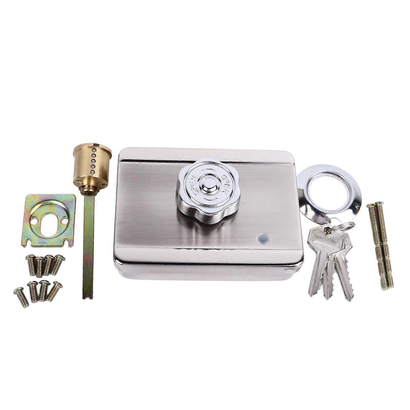 Electronic Door Lock Adjustable Delay 12v Power Off Unlocking Electromagnetic Control Box For Door Access Control System