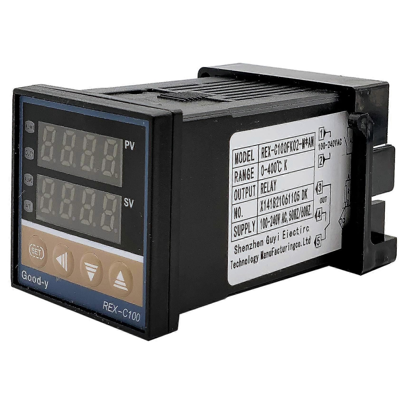 Multi-input Digital temperaturregulator Rex-c100 Professional Alarm 0-1300 för elkraft