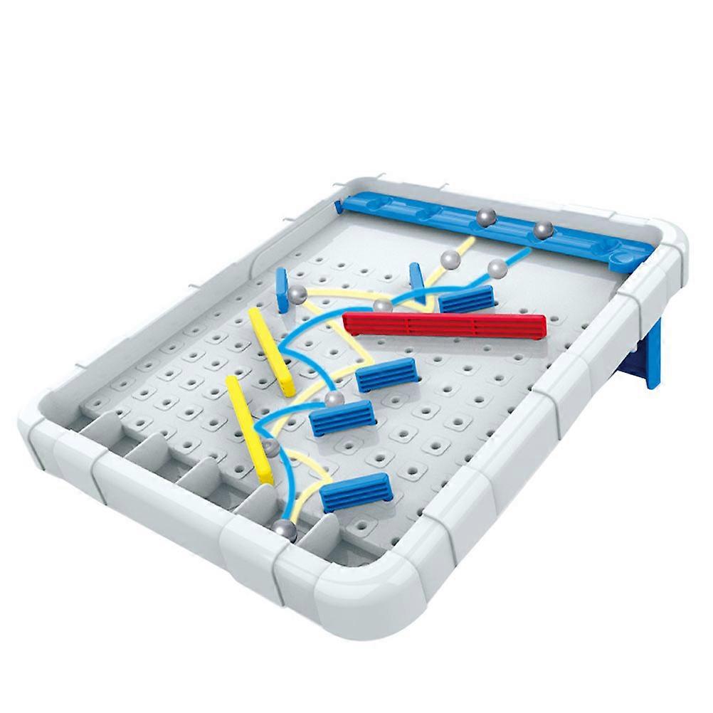 1Pc Interactive Toys Marble Maze Game Toy Pinball Labyrinth Plaything Light Gray