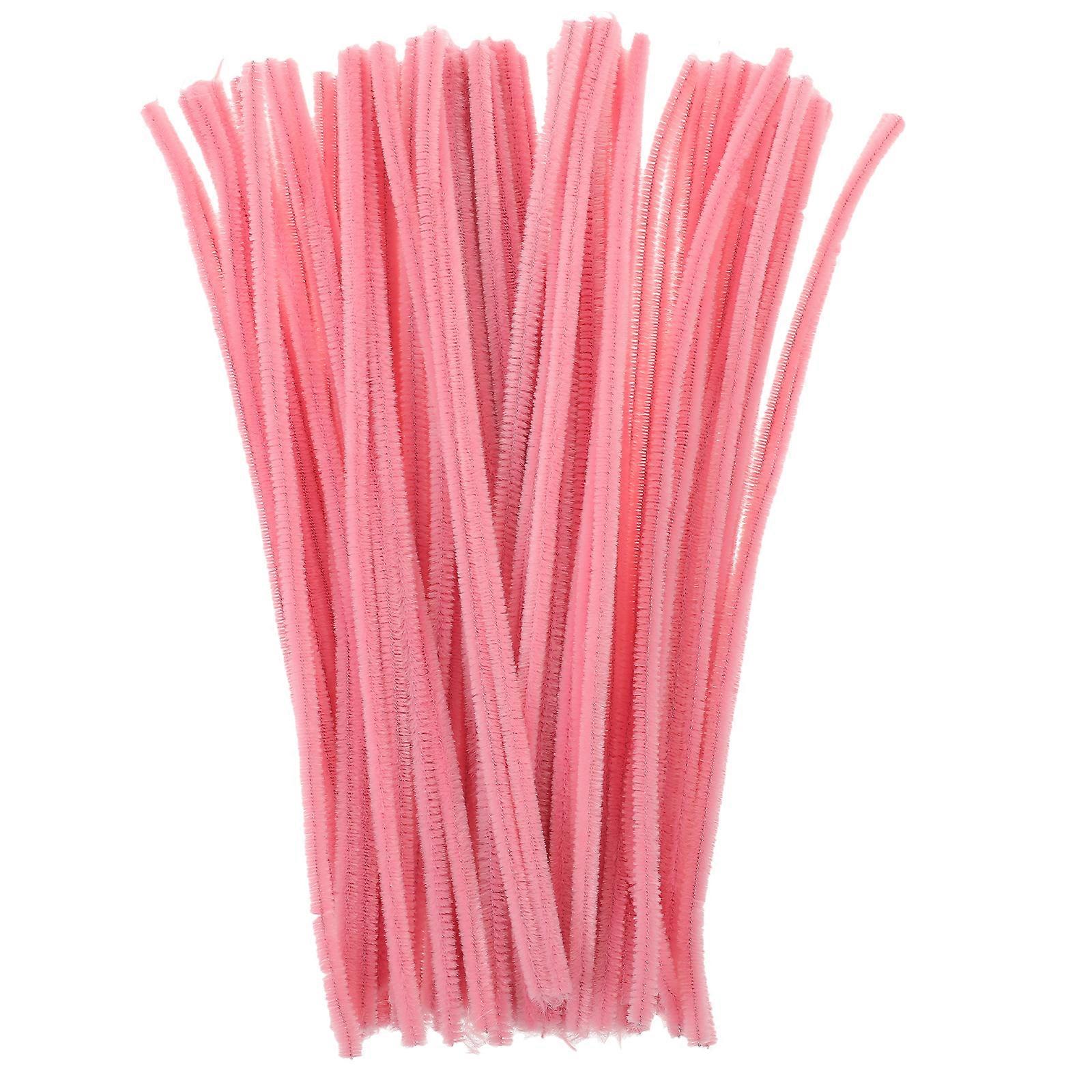 200Pcs DIY Twisting Sticks Kindergarten DIY Supply Chenille Sticks Plaything Craft Pipe Arts