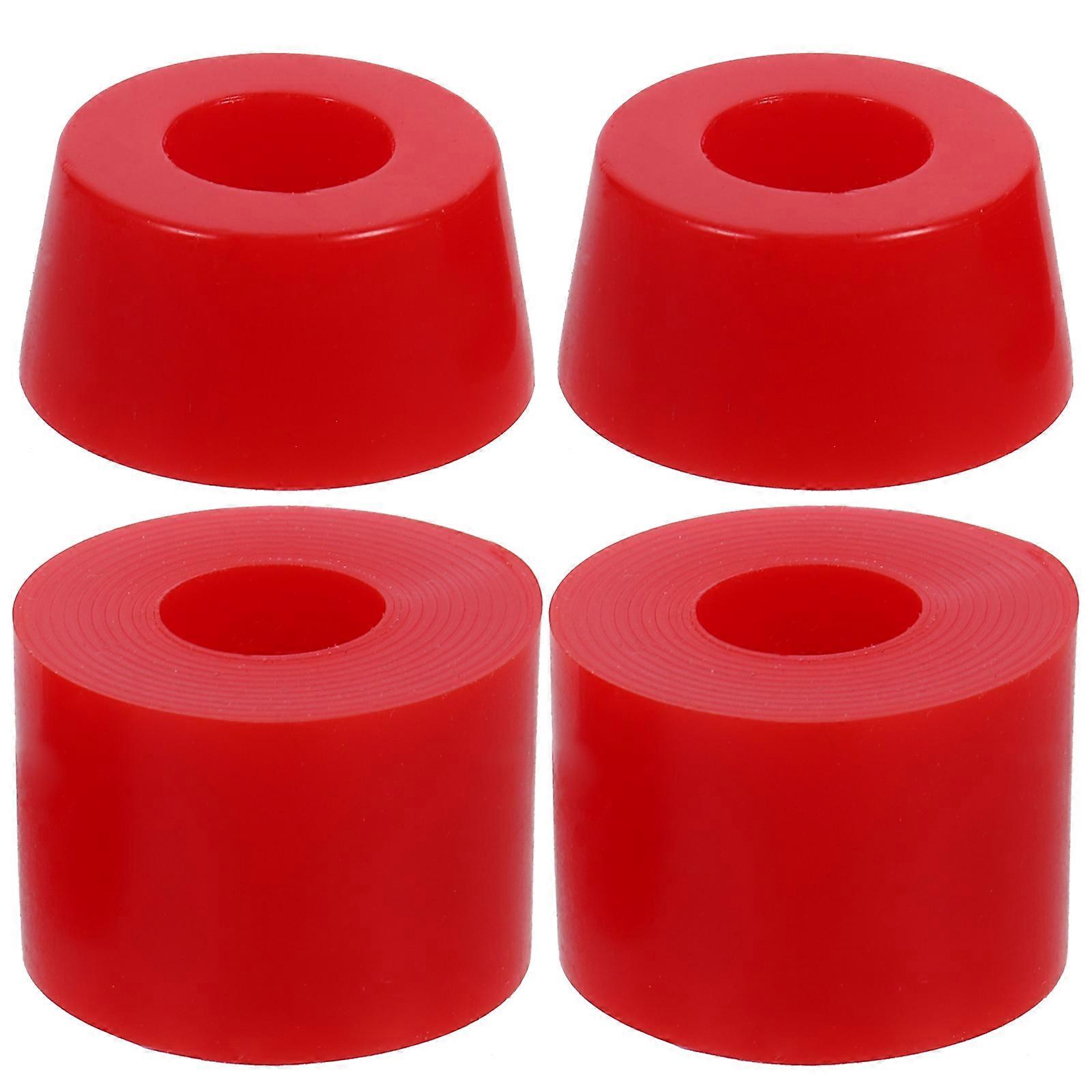 4pcs Skateboard Shockproof Cushions Skateboard Bushings Pivot Cups Skateboard Supplies