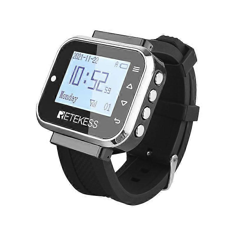 Td110 Wireless Watch Receiver With 8 Languages For Restaurant Service Calls