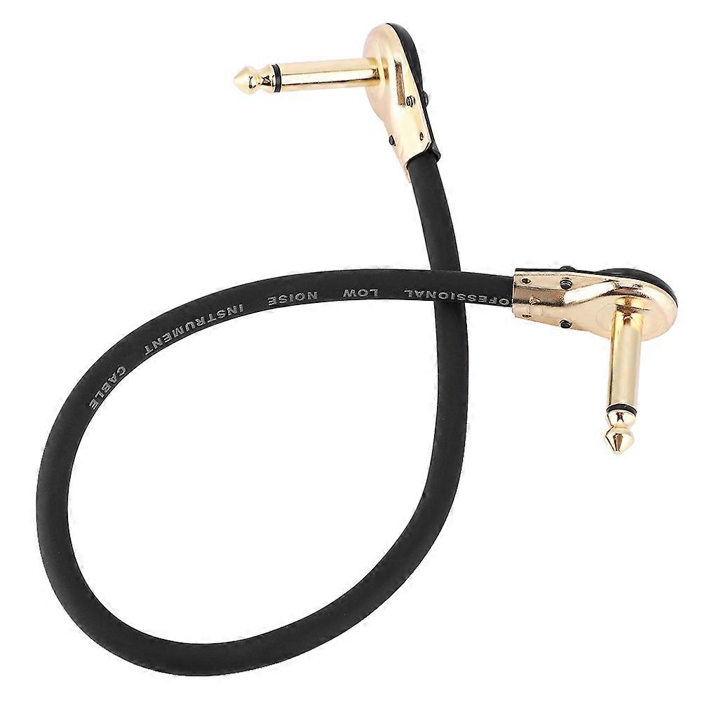 Flanger FLG-010 Durable Guitar Effect Pedal Board Patch Cable Cord Flat Right Angle Plug