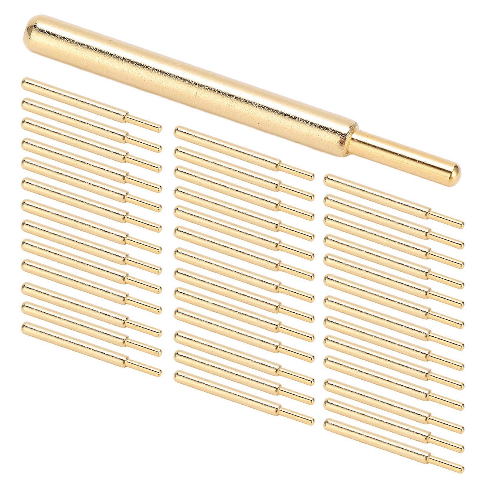 50Pcs Spring Needle Round Head 3.2mm Stable Test Probe for Electronic Components YEMAA