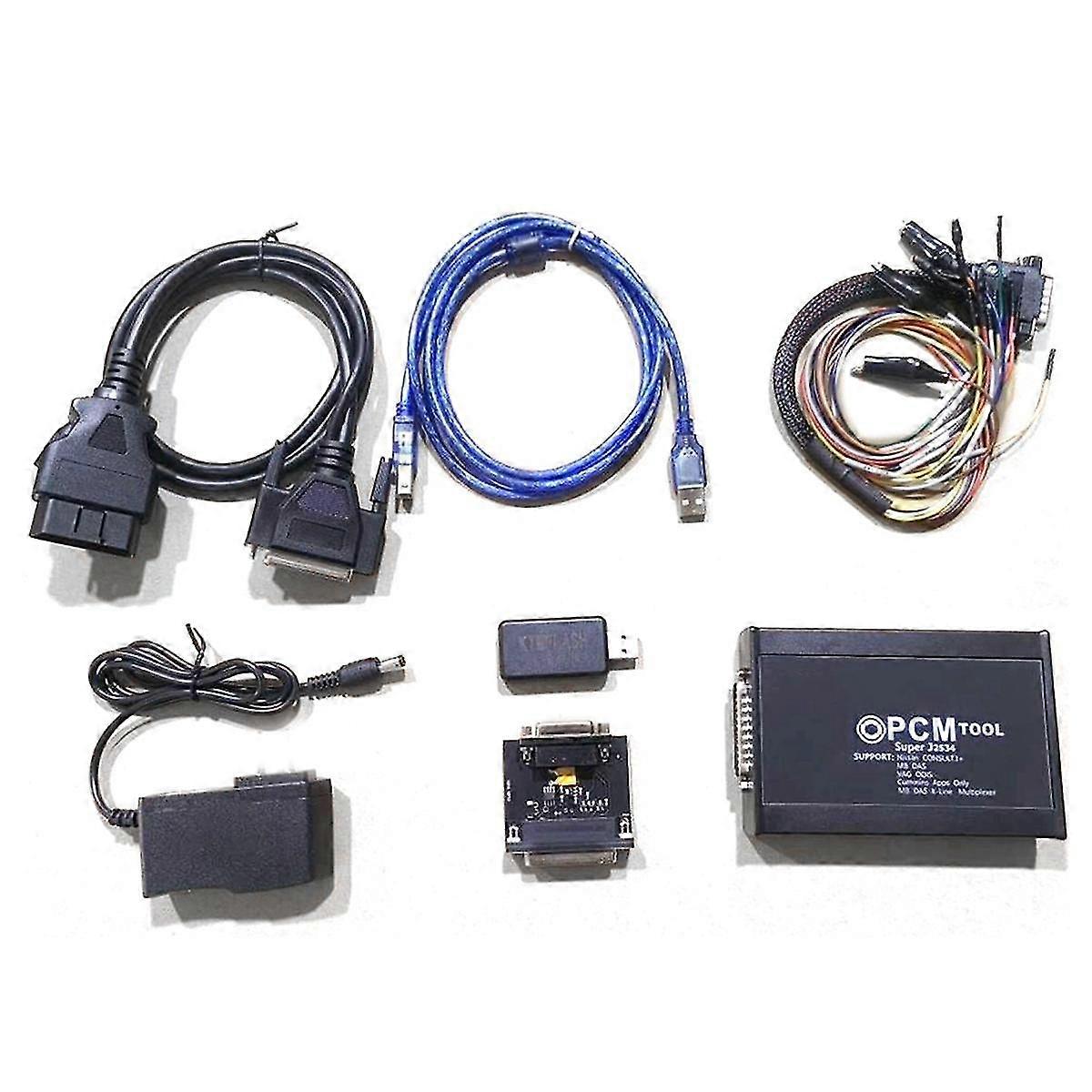 [Add DCM6.X and DCM7.X] ECUHELP PCM Tool Super J2534 67 in 1 PCM-.2.0 ECU Programmer Offline Work U