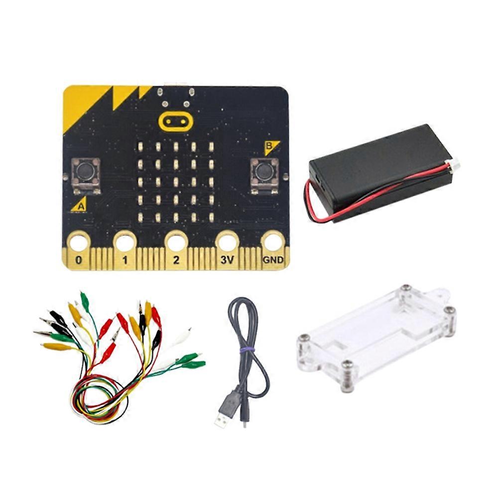 BBC Microbit Go Start Kit :Bit BBC Development Board DIY Programmable Learning with Alligator Clips