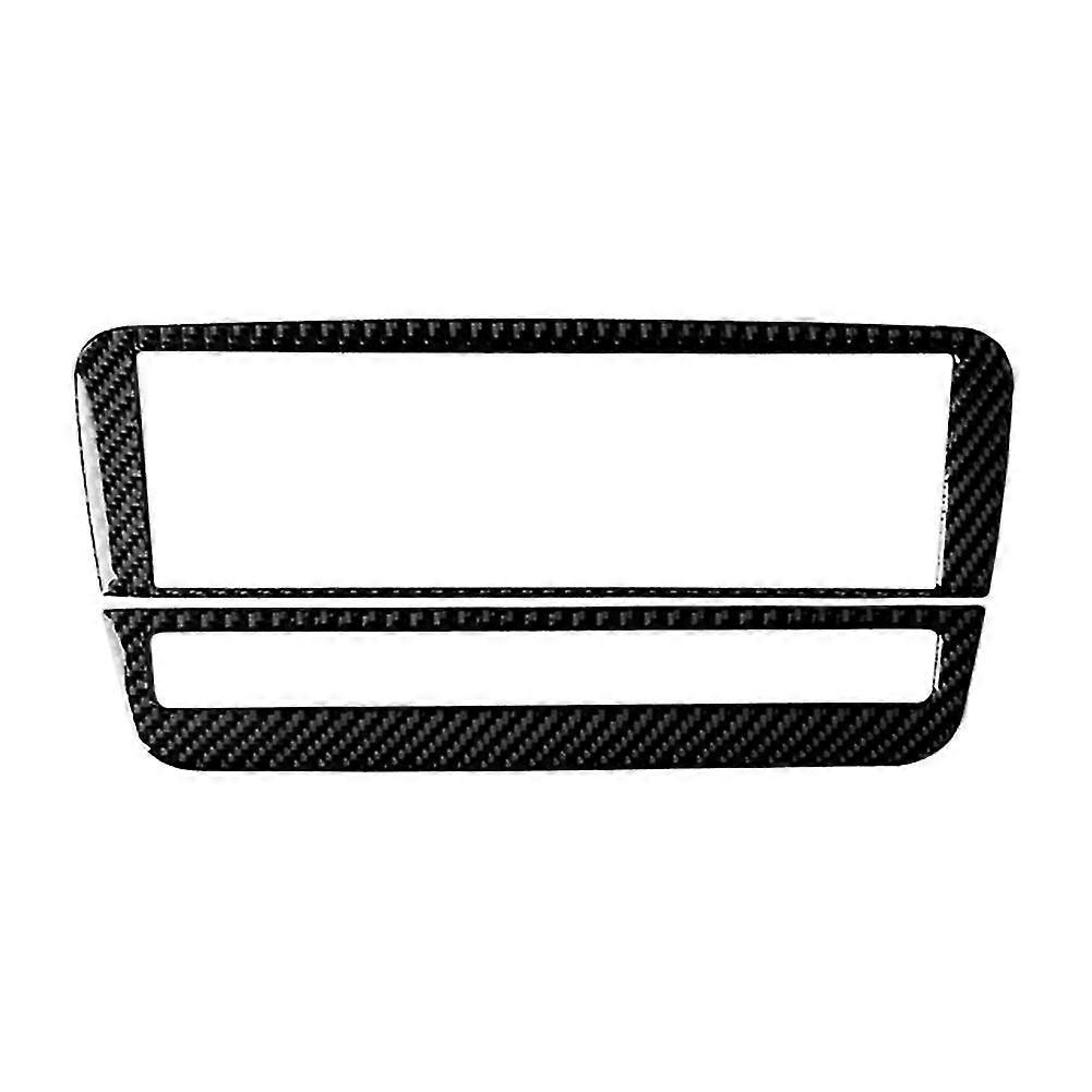 Carbon Fiber Cd Air Conditioning Control Console Panel Trim Frame For Benz Gla