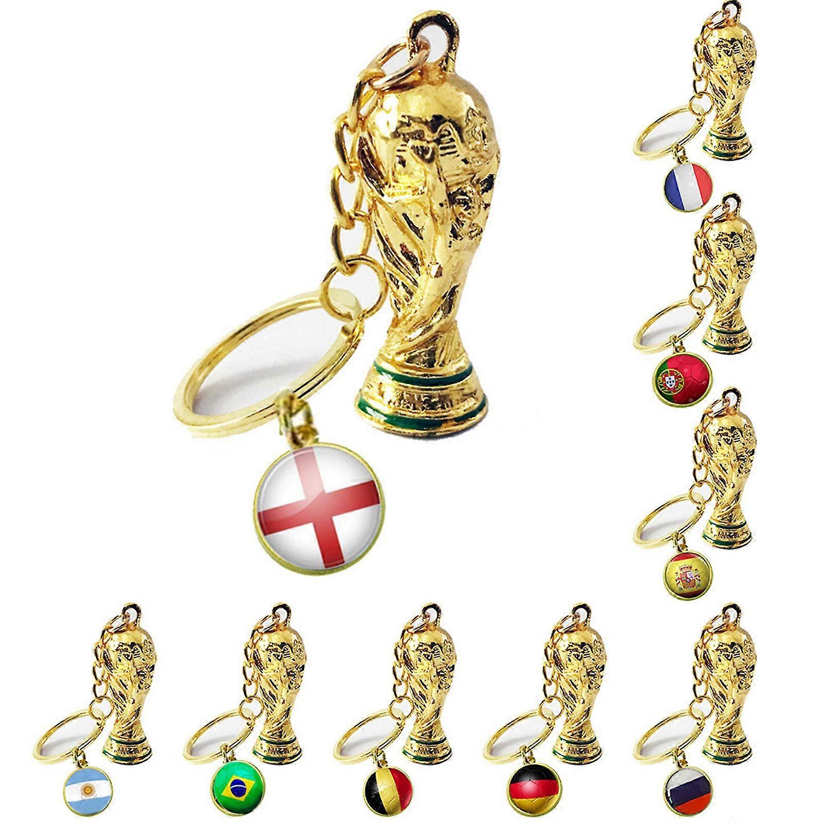 World Cup Trophy Avainketju Jalkapallo Matkamuisto Key Chain Repputarvikkeet