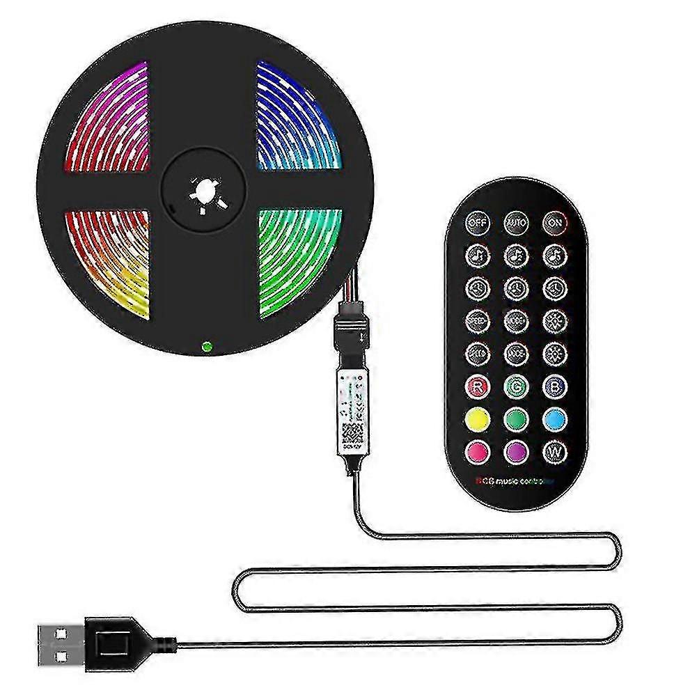 Led Lights 5050smd App Control With Remote Control Compatible With Party 3 Meter