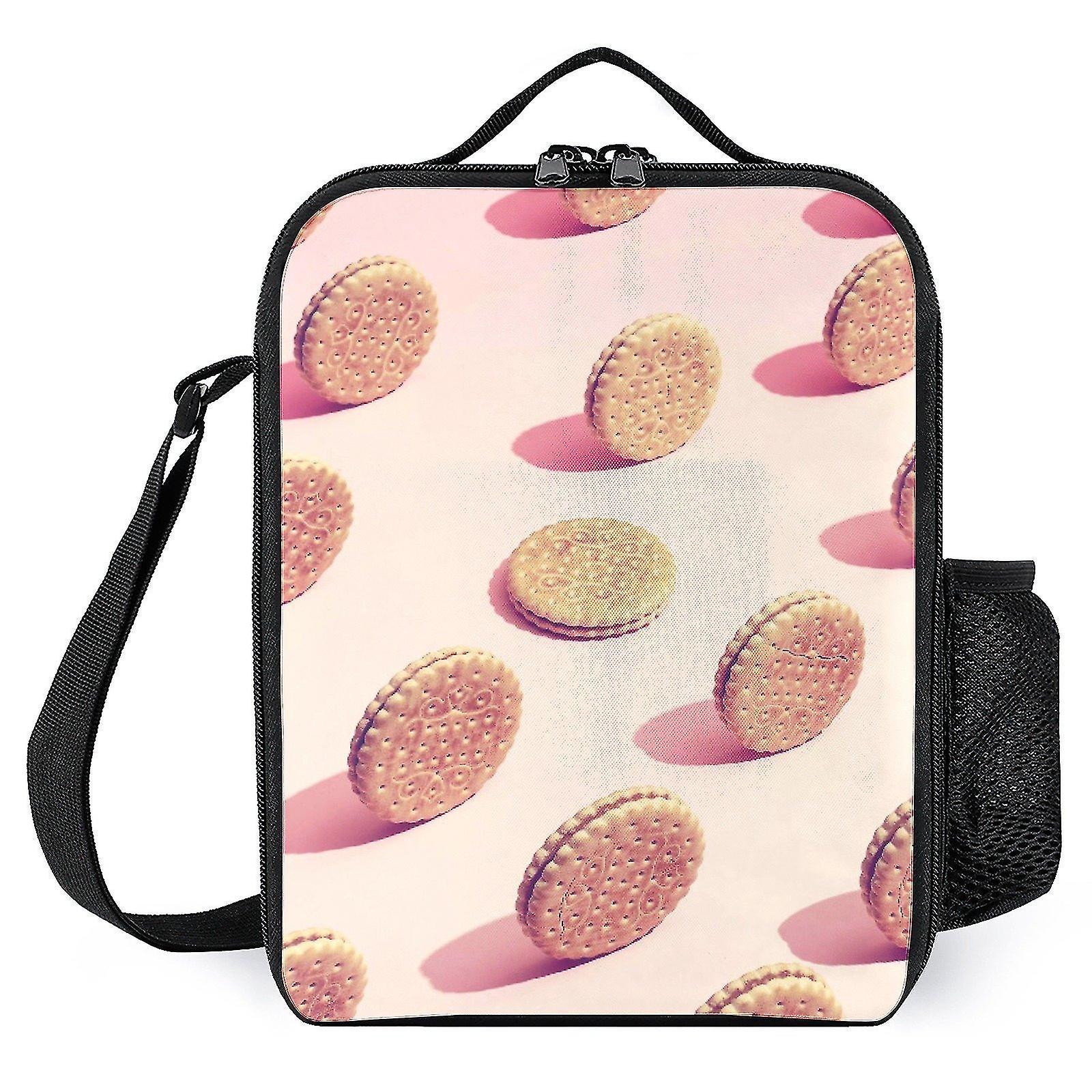 Lunch Boxes Totes Pop Art Cookies Printed Lunch Bags