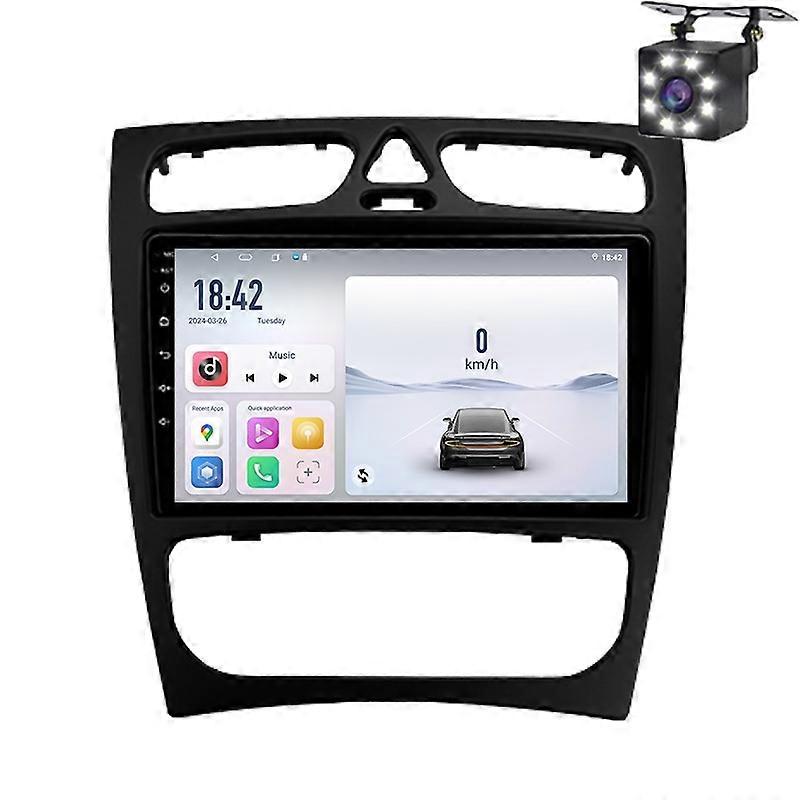 Car Radio For Mercedes Benz C Class S203 CL203 2000-2004 Multimedia Video Carplay Navigation Auto