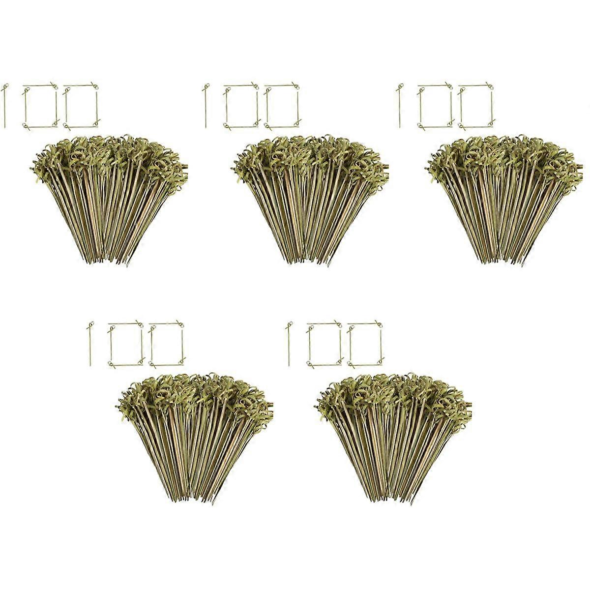 1000 pcs bambu coquetel varas decoração a granel, 4,7 polegadas bambu fruta kabob espetos alimentos picks bamb