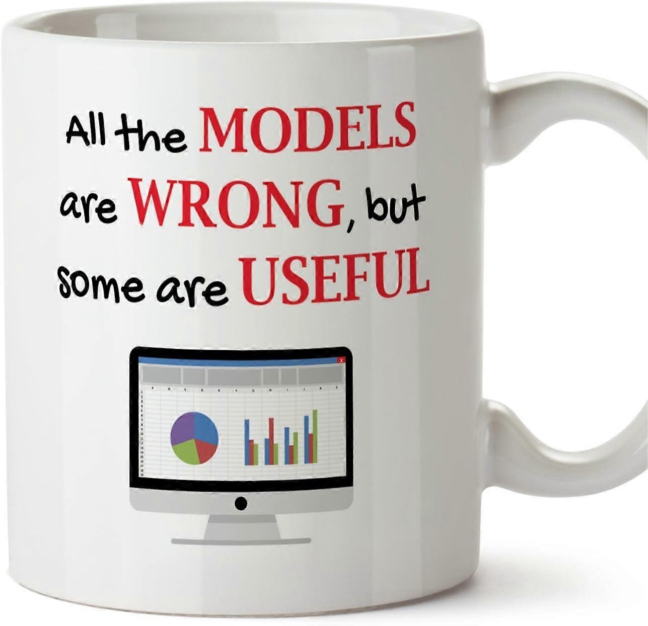 Statistics/Mathematics/Science Mug All The Models are Wrong but Some are Useful Gift for Students/Steam Jobs