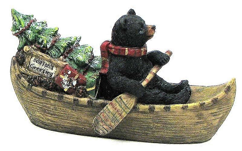 Holiday Bear in Boat
