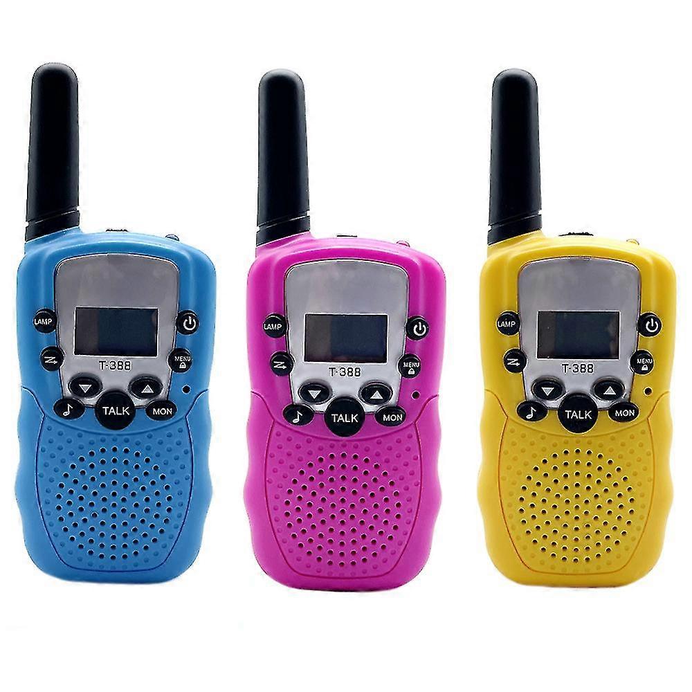 3 Pack Kids Walkie Talkies, 3 Mile Long Range Con Lcd Retroilluminato Torce Walkie Talkies Per Bambini Dai 3 ai 12 anni, Giocattoli Radio Bidirezio...