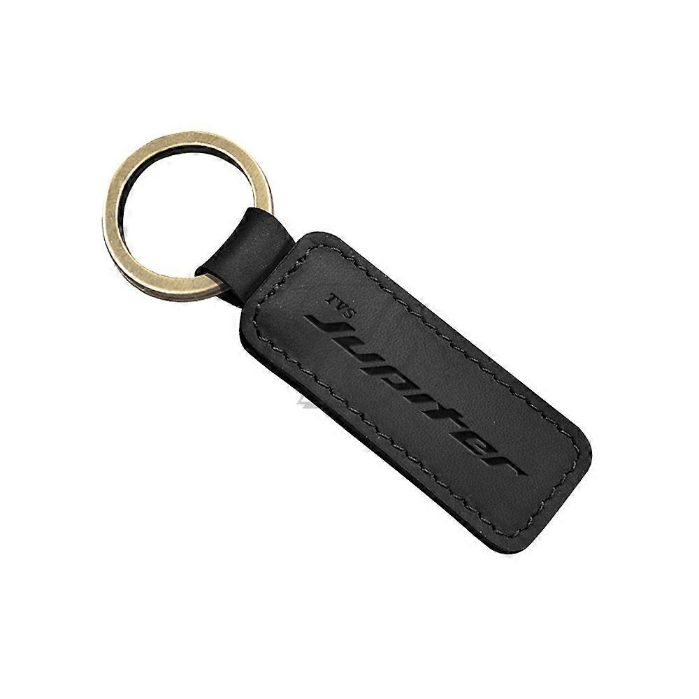 Motorcycle Keychain Motocross Cowhide Key Ring Fits for TVS Jupiter Scooter