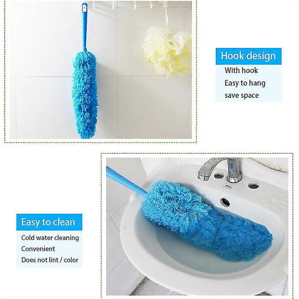 אספן אבק מברשת אבק מיקרופייבר רכה אינו מאבד שיער מברשת אבק אלקטרוסטטית מזגן ביתי