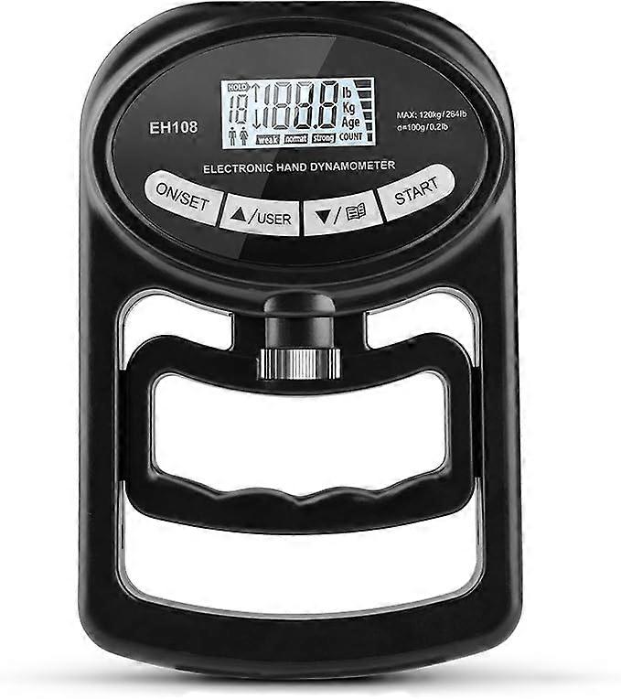 Electronic hand dynamometer, hand dynamometer grip strength trainer, grip strength measuring instrument, grip hand trainer, automatic capture electron