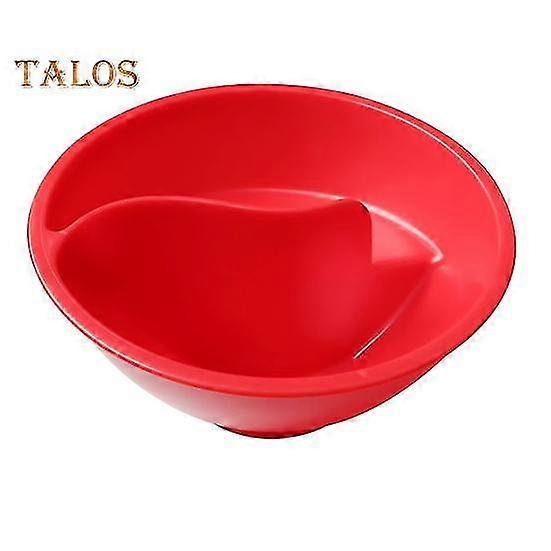 Cereal Milk Bowl Partitioned Anti-soggy BPA-free Creative Spiral Slide Lazy Snack Cereal Bowl for Dinning Room