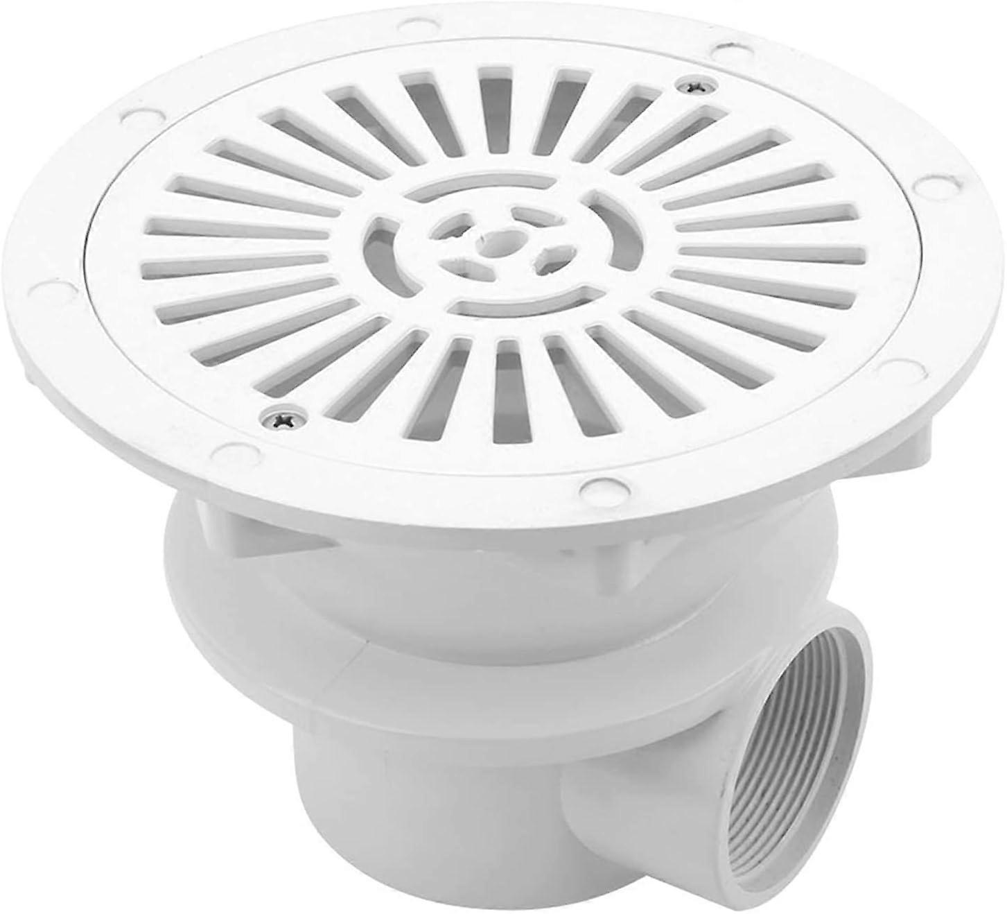 White Swimming Pool, Floor Drain G2 Water Inlet Draining Main Practical Replacement Accessory