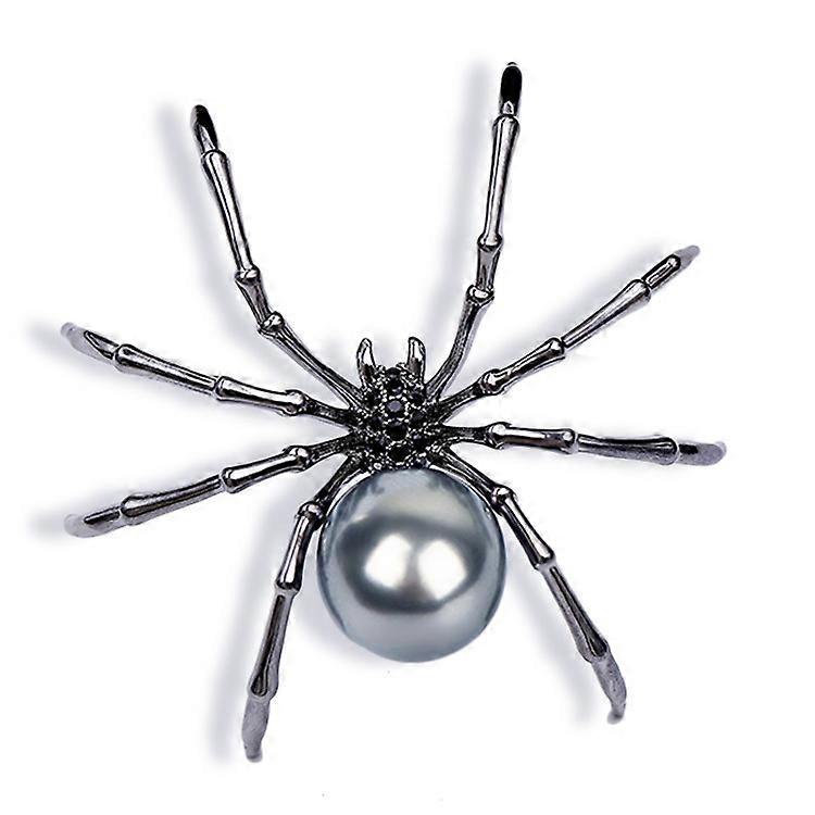 Fashionable spider pearl brooch/pendant/pin 45*50mm