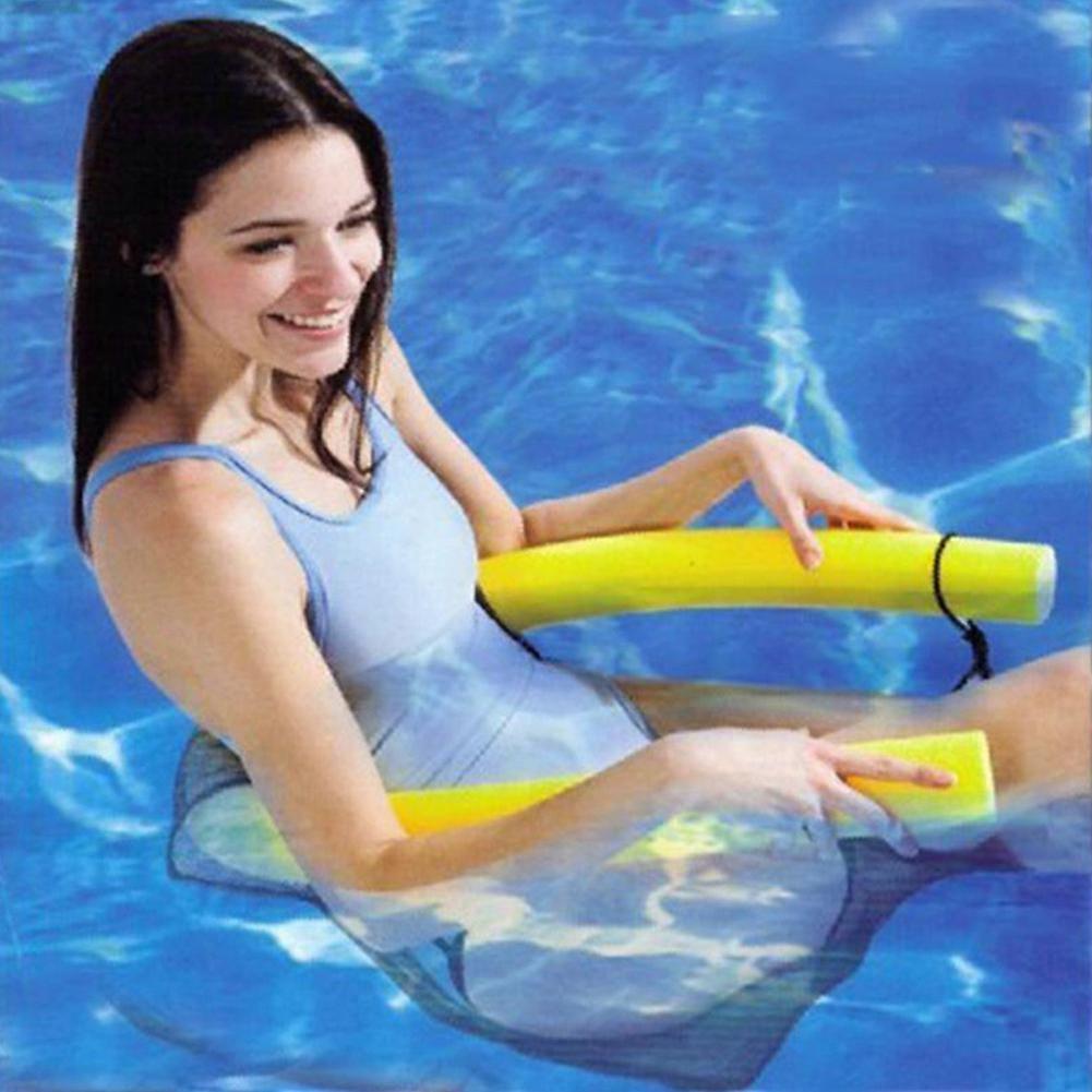 yellow float Swimming Pool Chair With Net