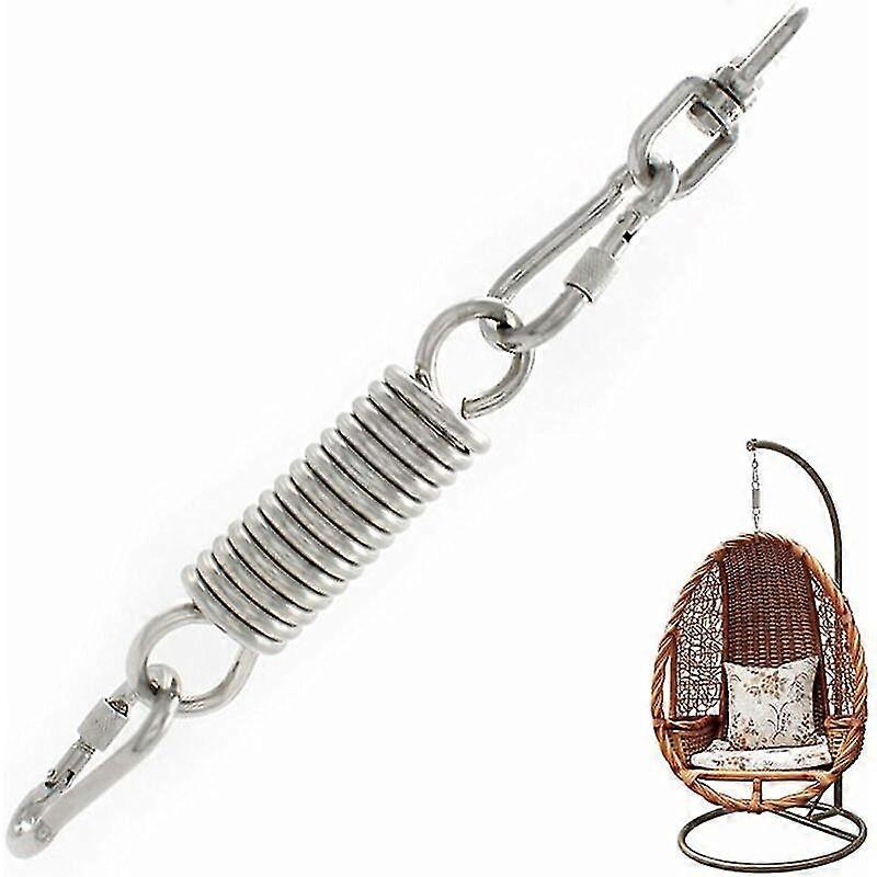 Hammock Spring Hook, Rotating Bracket With Carabiners
