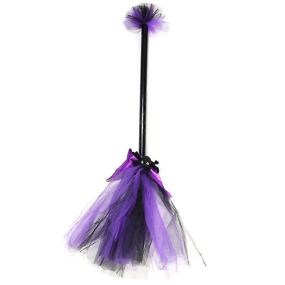 Kids Witch Broom Hanging Witches Broomstick Prop Carnival Halloween Party Decors