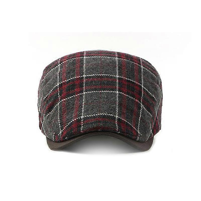 Cappello Piatto Da Uomo In Cotone Stile Newsboy E Gatsby - Regolabile 56-58 Cm, Con Visiera A Becco D'anatra - Vintage Irlandese Per Autunno E Inverno