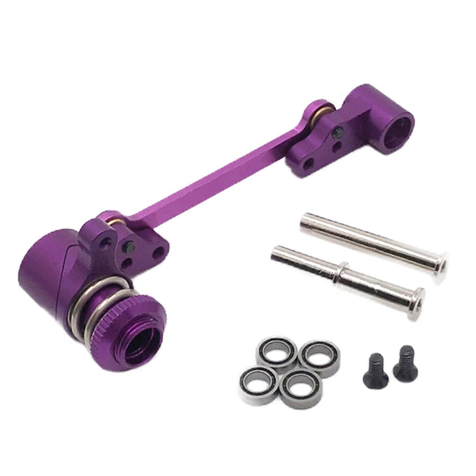 Steering Clutch Assembly Set for Wltoys 124016 124017 124018 124019 1/12 RC Car Upgrade Accessories , Red