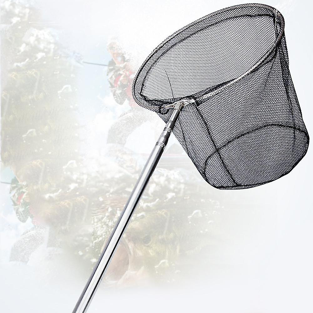 Varilla extensible de acero inoxidable y red de pesca