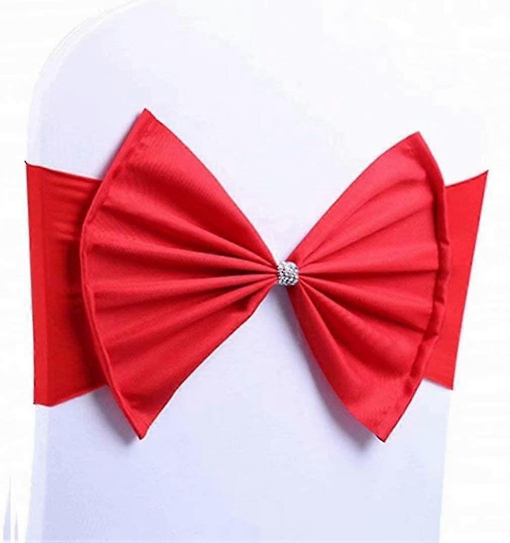 10pack Elastic Slider Bow Chair Sashes