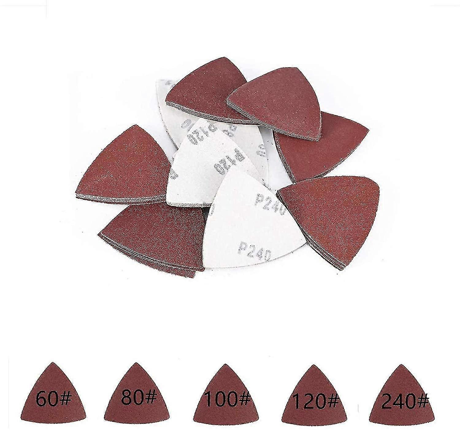 Sanding Disc Sandpaper Triangular Sanding Disc 80x80 Mm Grit