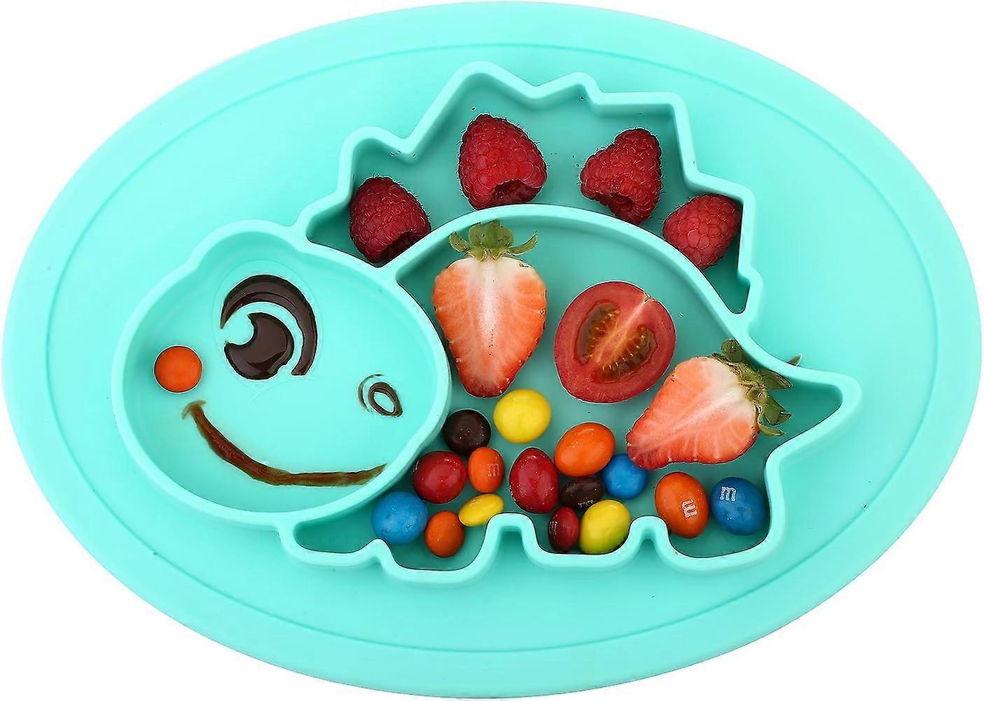 TCGG-Assiettes en silicone pour bbs, nourrissons, enfants en bas ge et enfants, 100% sans BPA et approuves par la FDA, aspiration forte  la table, lav