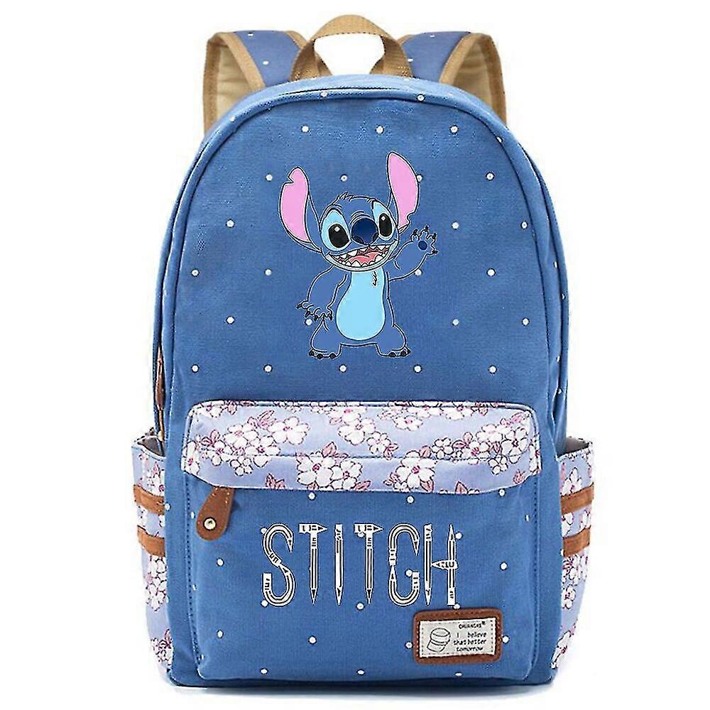 New Kawaii Disney Stitch Boy Girl Kids School Book Bags Women Bagpack Teenagers Schoolbags Canvas Travel Laptop Backpack