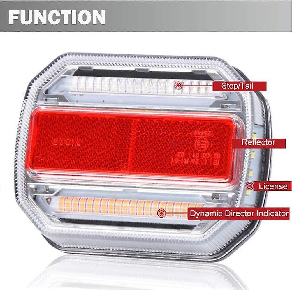 Uten LED Feux Arrière de Remorque Magnétique, Feux Arriere Uten LED Feux Arrière de Remorque Magnétique, Feux Arriere