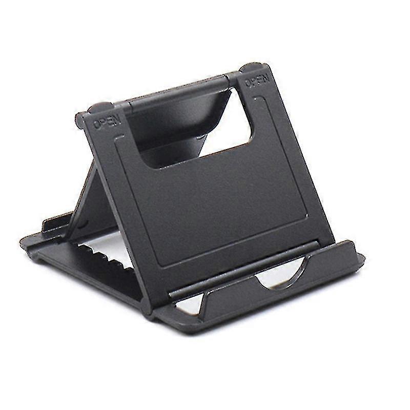 Tablet Stand Desktop Support Portable Double Folding Stand Suitable For Ipad Tablet Stand Black