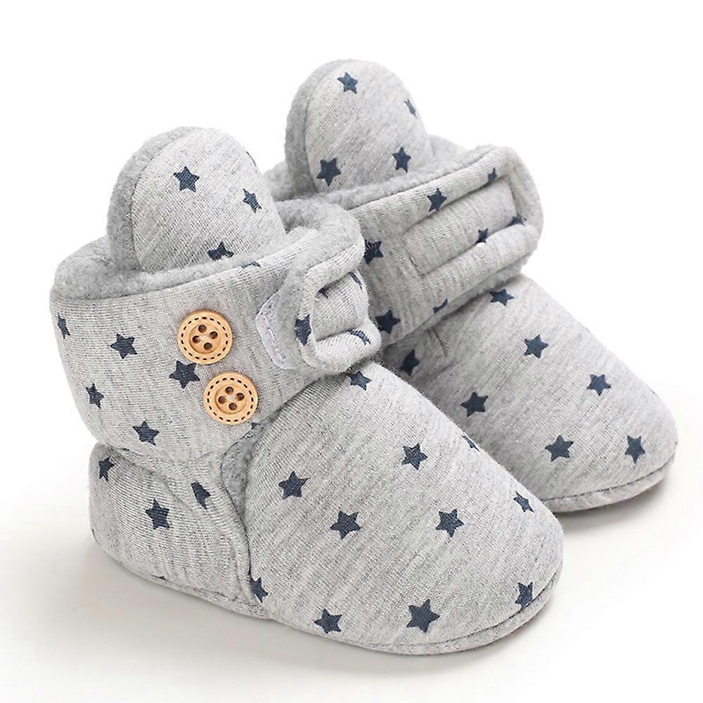 Vysoké teplé bavlněné roztomilé dětské boty